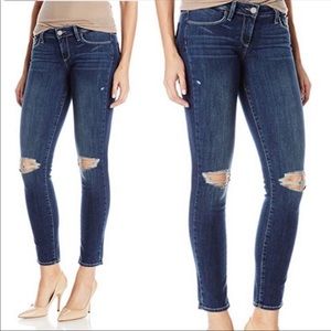 paige verdugo ultra skinny jeans distressed knees